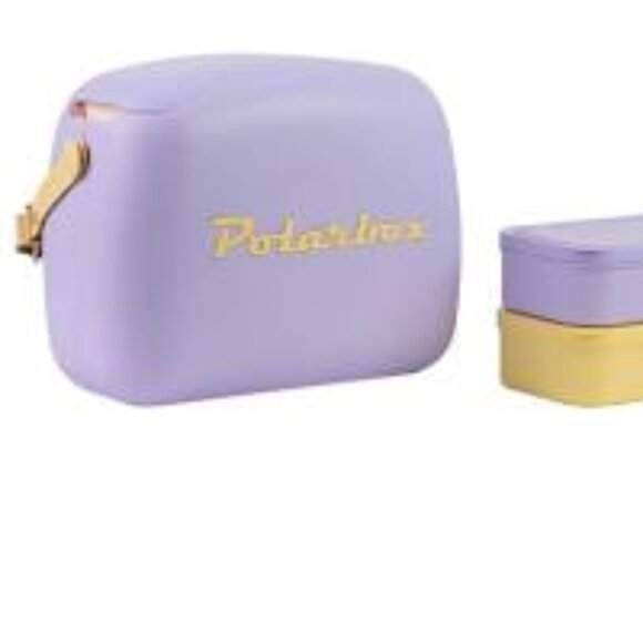 Polarbox Other - NEW Polarbox 6L Retro Cooler Bag - Mallow Purple & Yellow - NIB